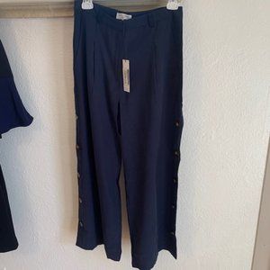 NEW Waverly Grey Navy Wide Leg Pants
